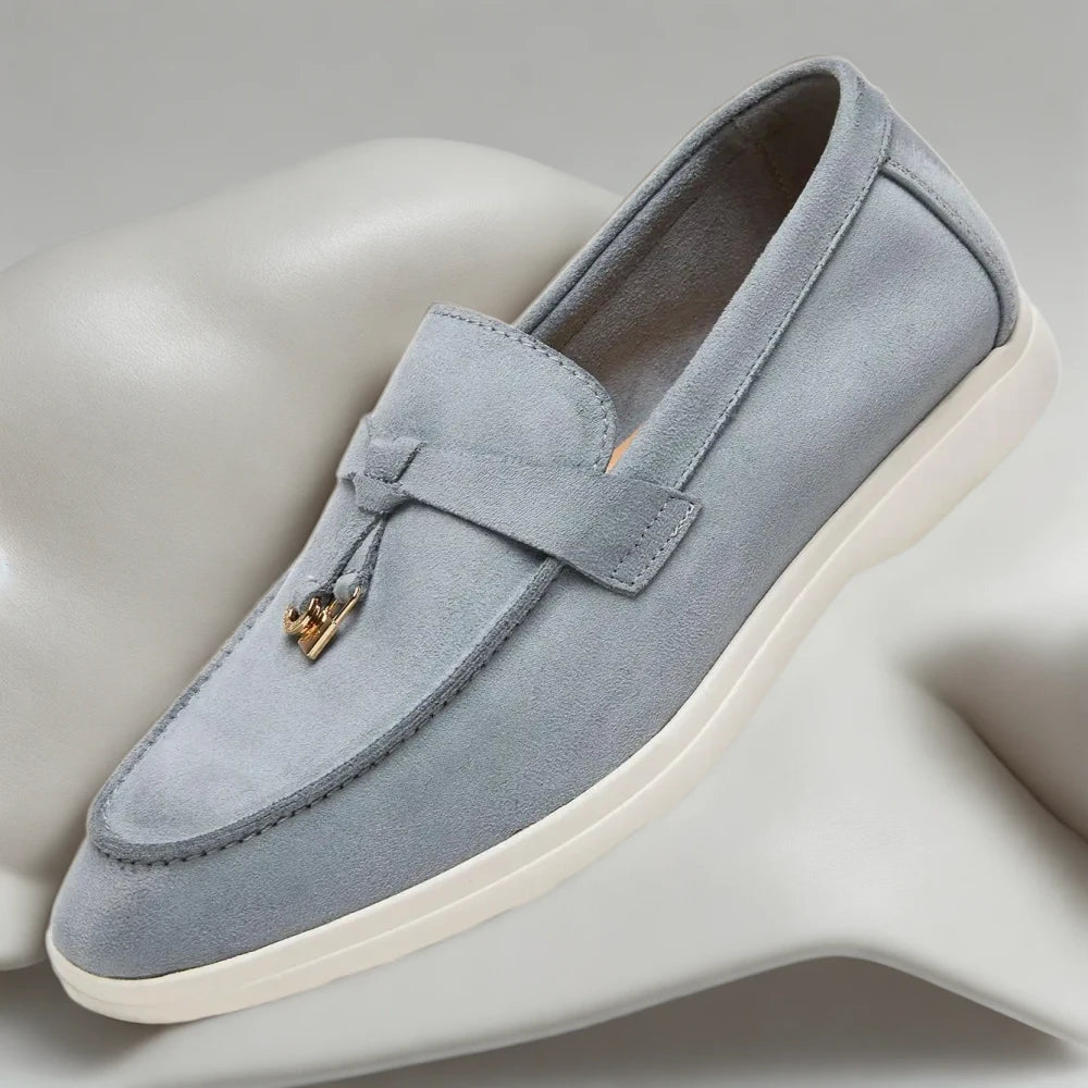 Mocassin a glands homme vue arrière et talon discret