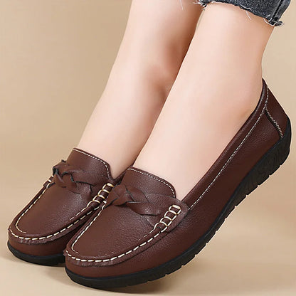Argelès – Mocassins chunky femme – Marron
