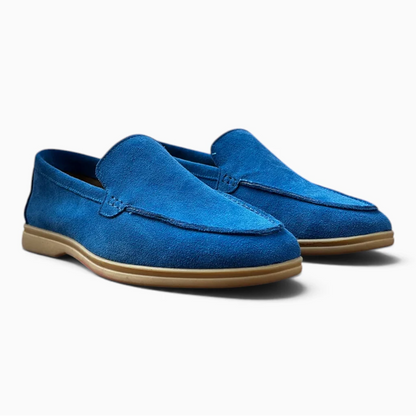 Auteuil – Mocassin suède homme — Bleu