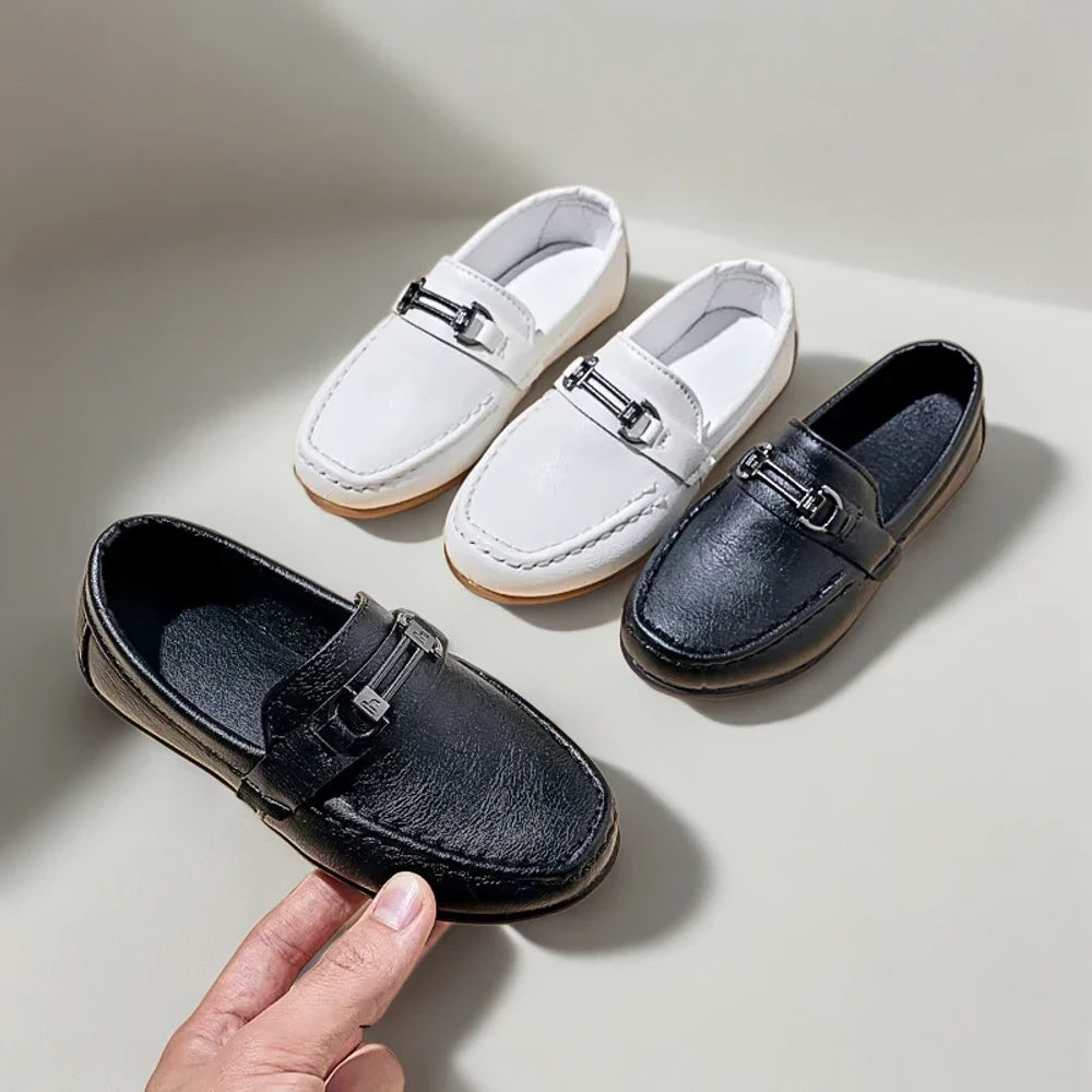 Mocassin ballerine fille matière synthétique facile à nettoyer