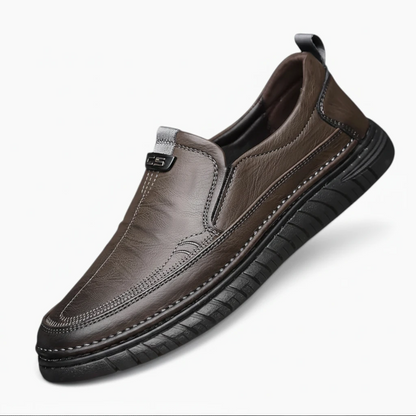 Bosquet – Mocassin semelle crantée homme — Kaki