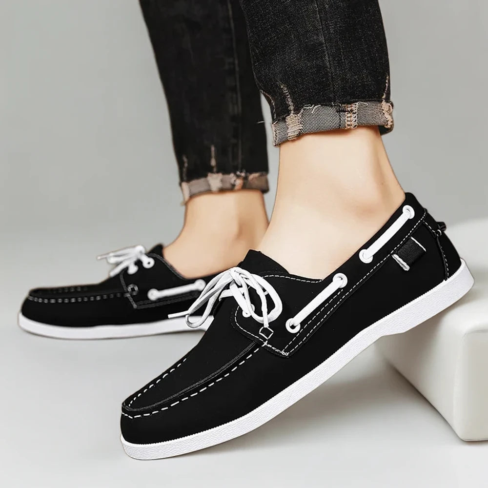 Mocassin sans lacet homme, stabilité bateau assurée
