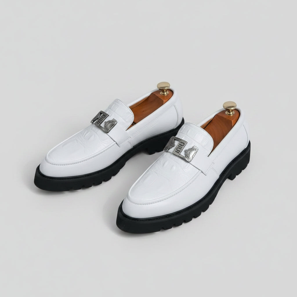 Chaussette invisible homme mocassin blanc épuré pour silhouette soignée