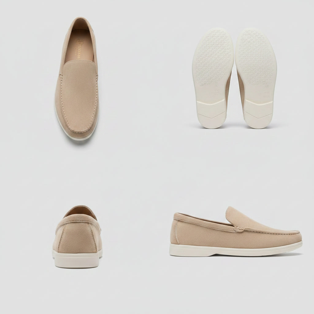 Chaussette mocassin homme gris enfilée sans effort pour un confort quotidien