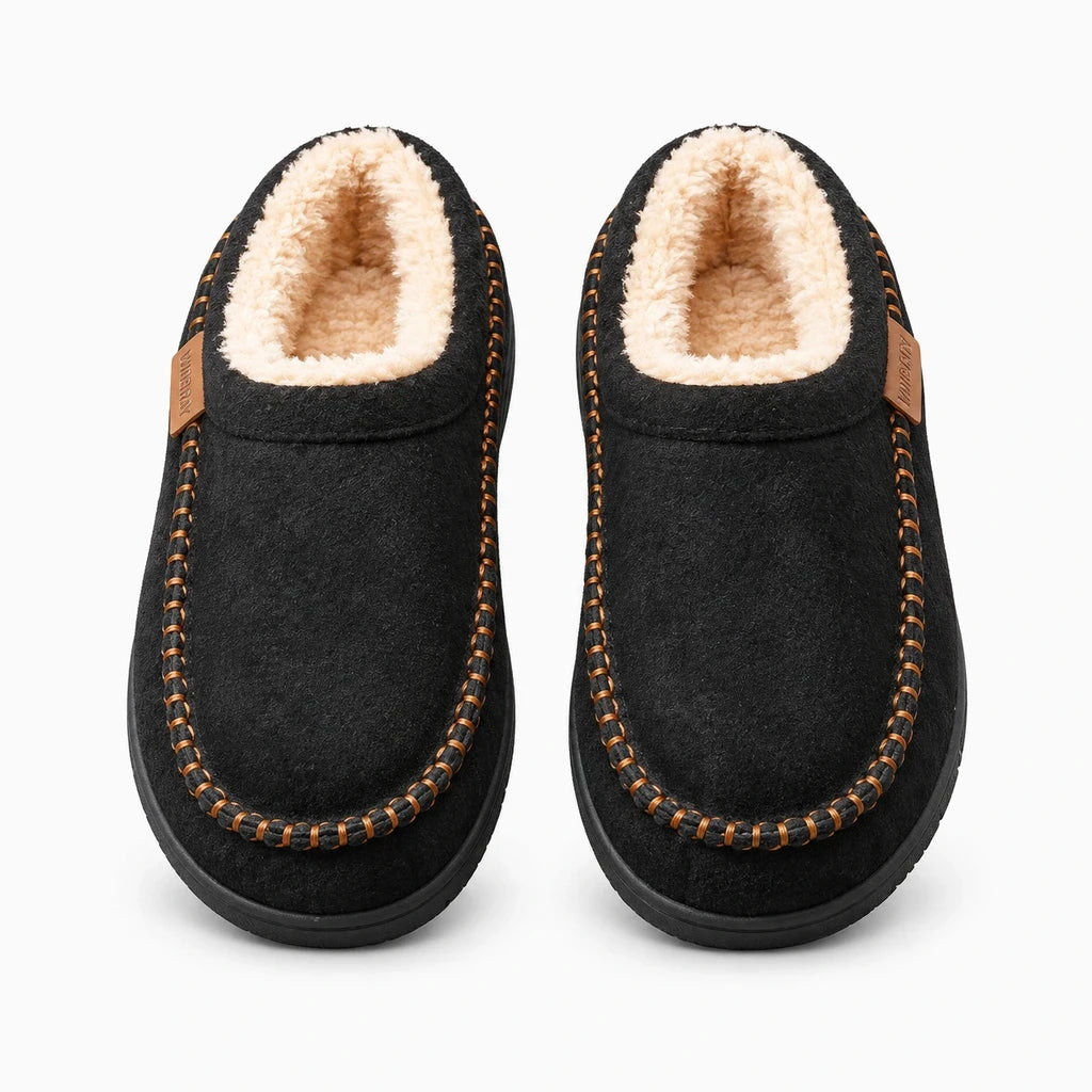 Chaussons mocassins homme enfilage facile silhouette basse et légère