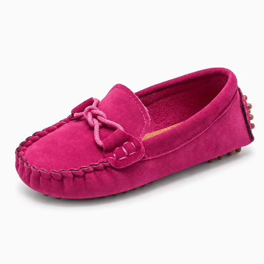 Mocassin souple et léger pour enfant, semelle flexible suivant le mouvement naturel