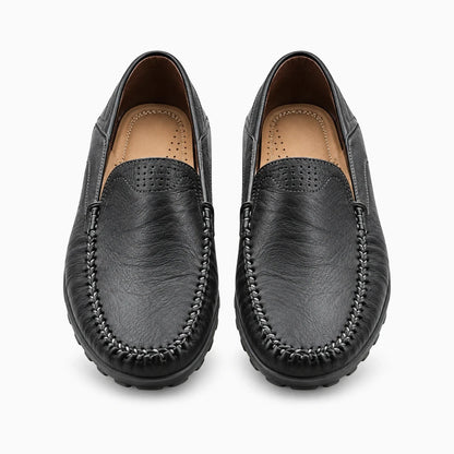 Slipper marron avec détail de la semelle flexible, style décontracté urbain