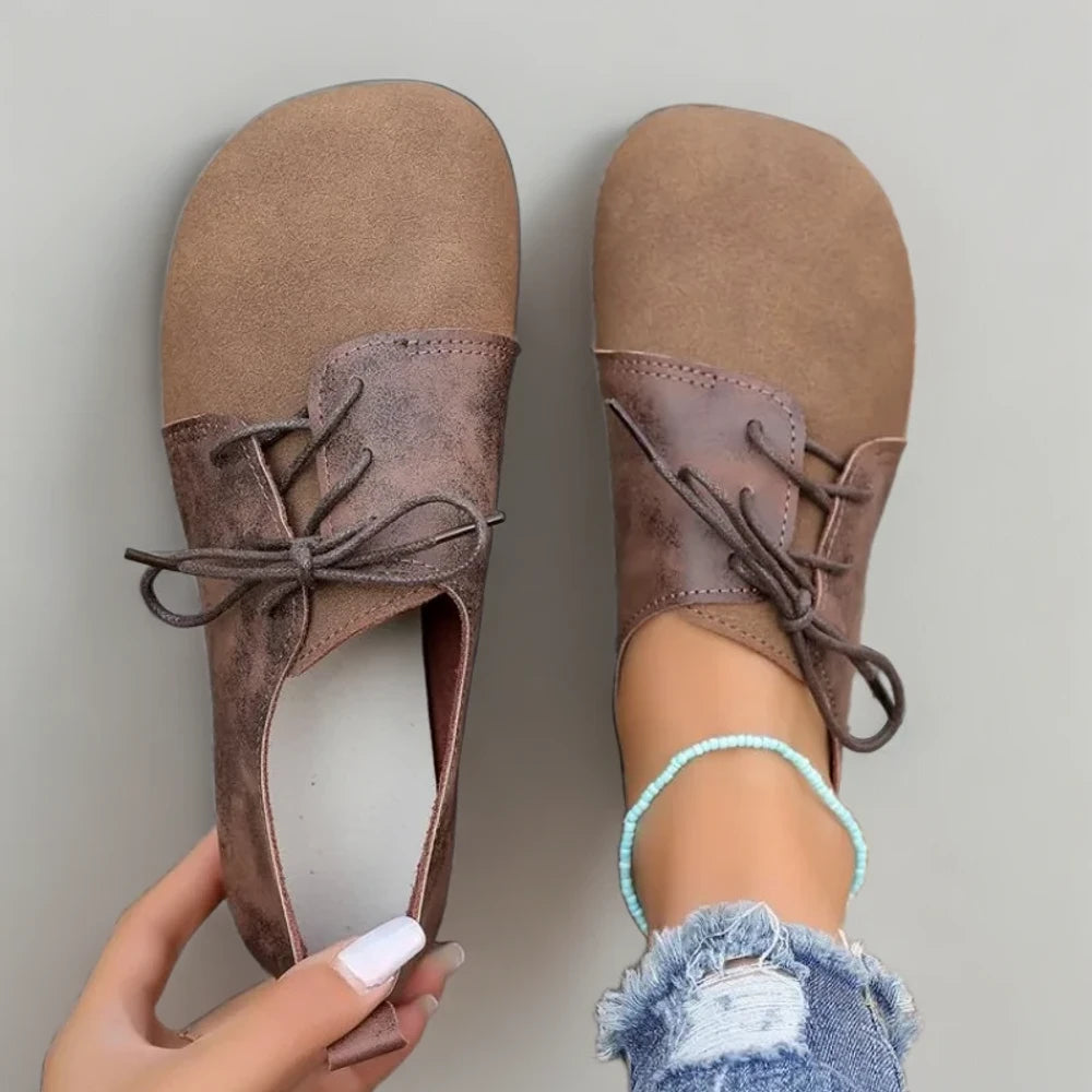 Color boots mocassin femme beige, détail de la semelle et du confort ergonomique
