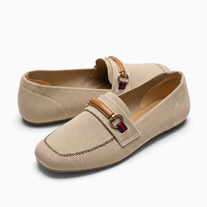 Mocassin femme sans talons, coloris Sable