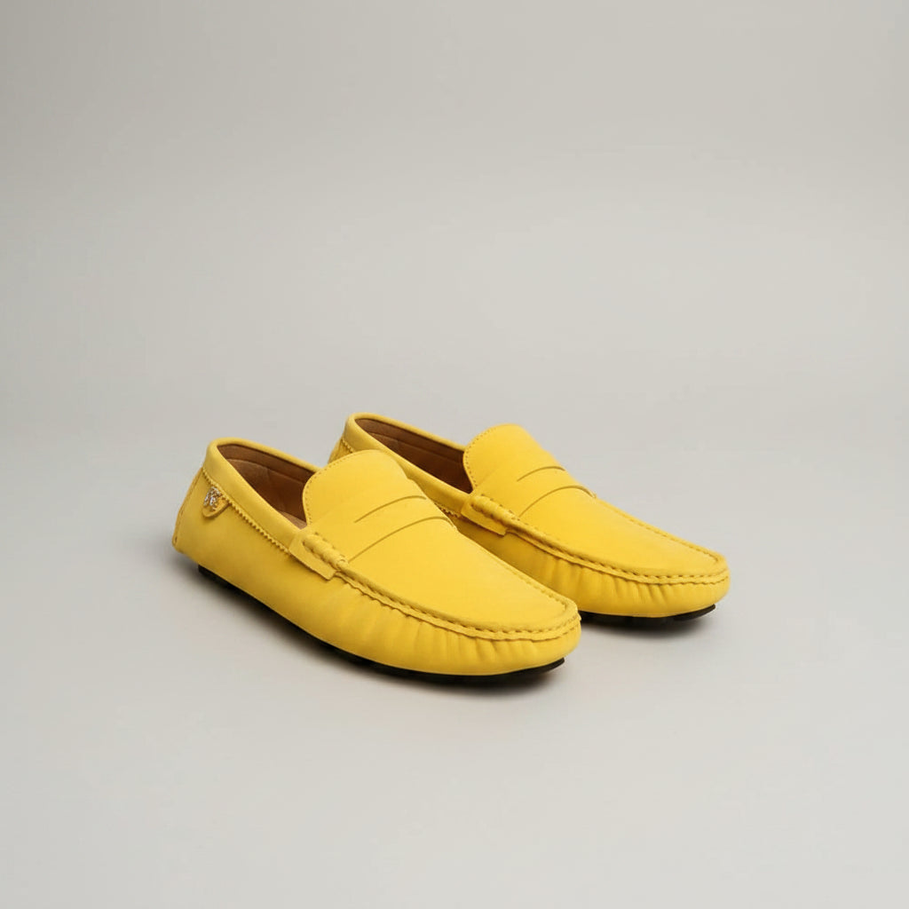Meilleur mocassin homme en cuir véritable avec design sans lacet pour un style intemporel
