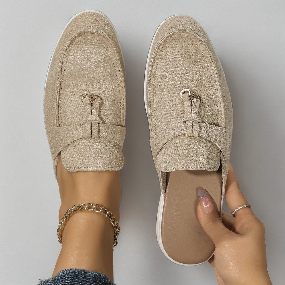 Mocassin gland femme souple épousant parfaitement la forme du pied