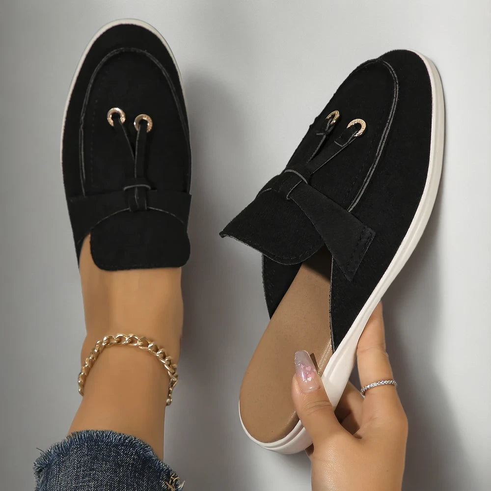 Chaussure mocassin femme gland de style anglais chic et discret