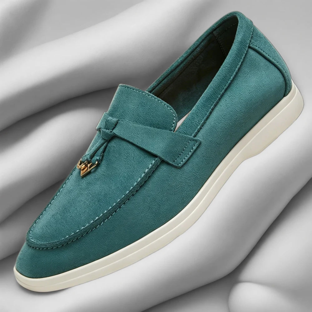 Mocassins glands homme en teinte camel lifestyle conduite
