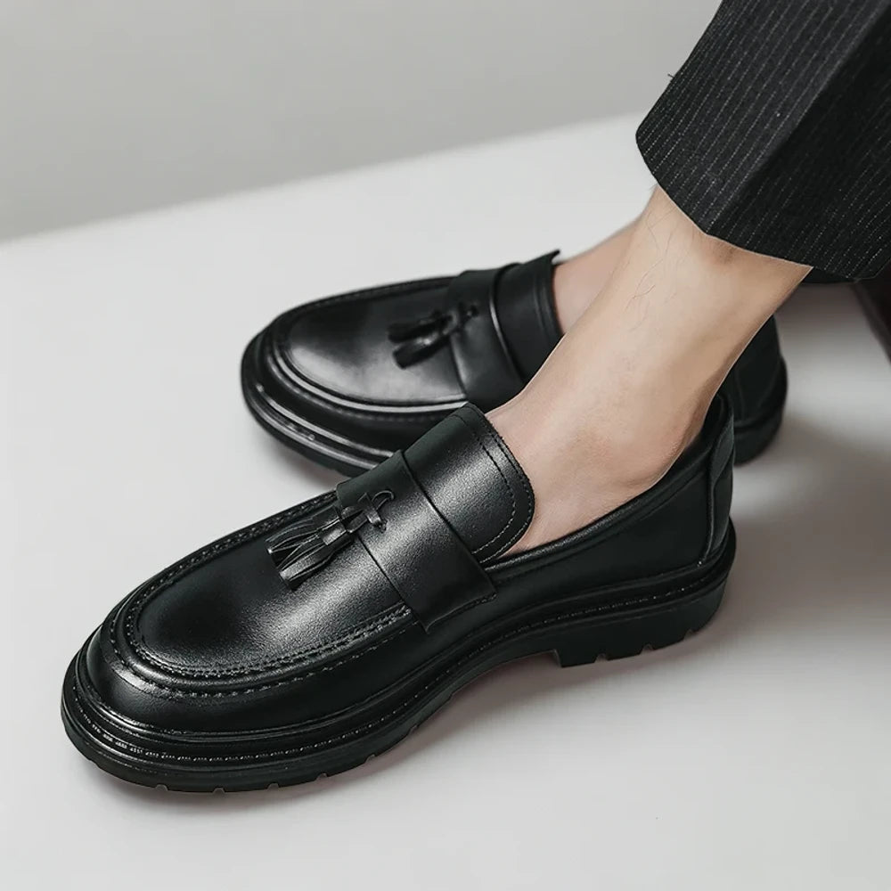 Mocassin à tête cuivrée élégant pour bureau et événements formels