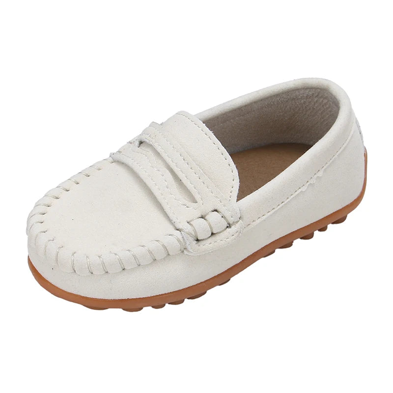 Chaussure mocassin souple et légère, semelle antidérapante pour enfants actifs