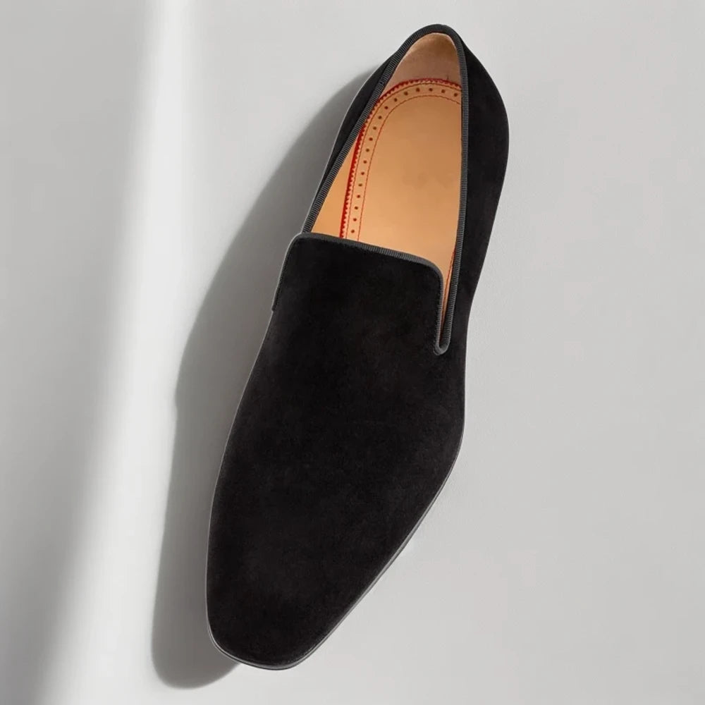 Silhouette élégante mocassins bicolore pour homme