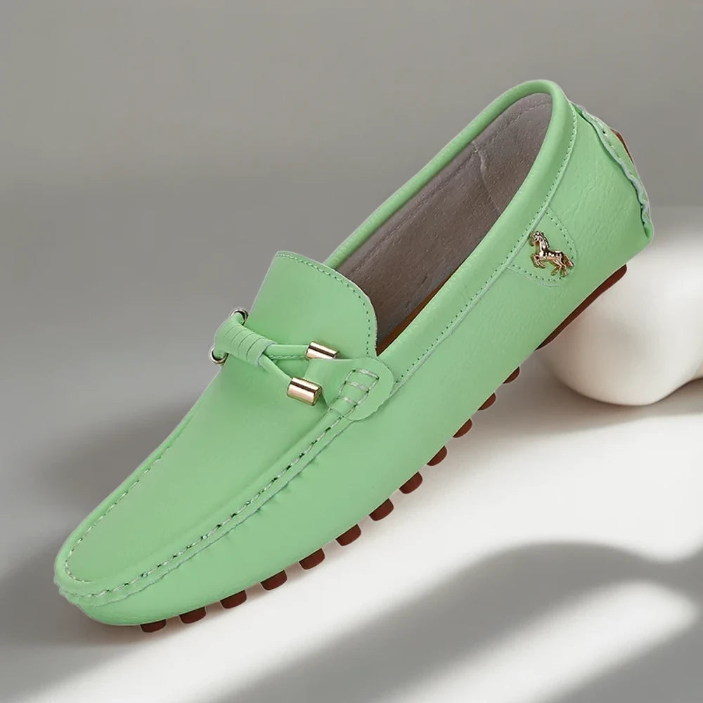 Mocassins blancs pour femme, style décontracté