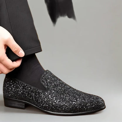 Mocassin bout carré homme en cuir, caractère et distinction affirméee