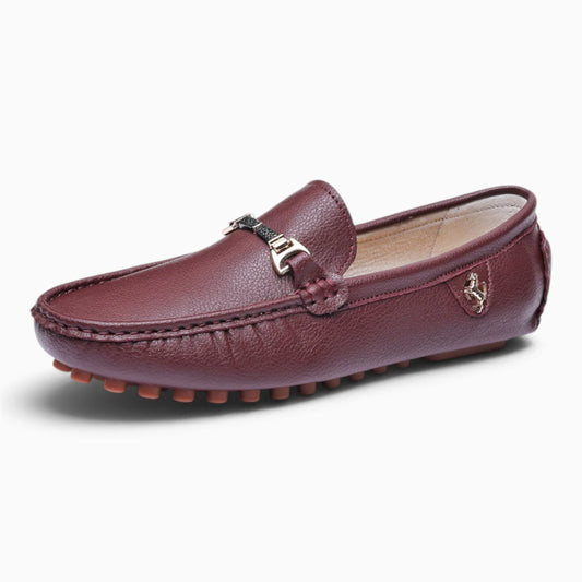 Mocassin homme blanc respirant style bateau adapté au travail et loisirs