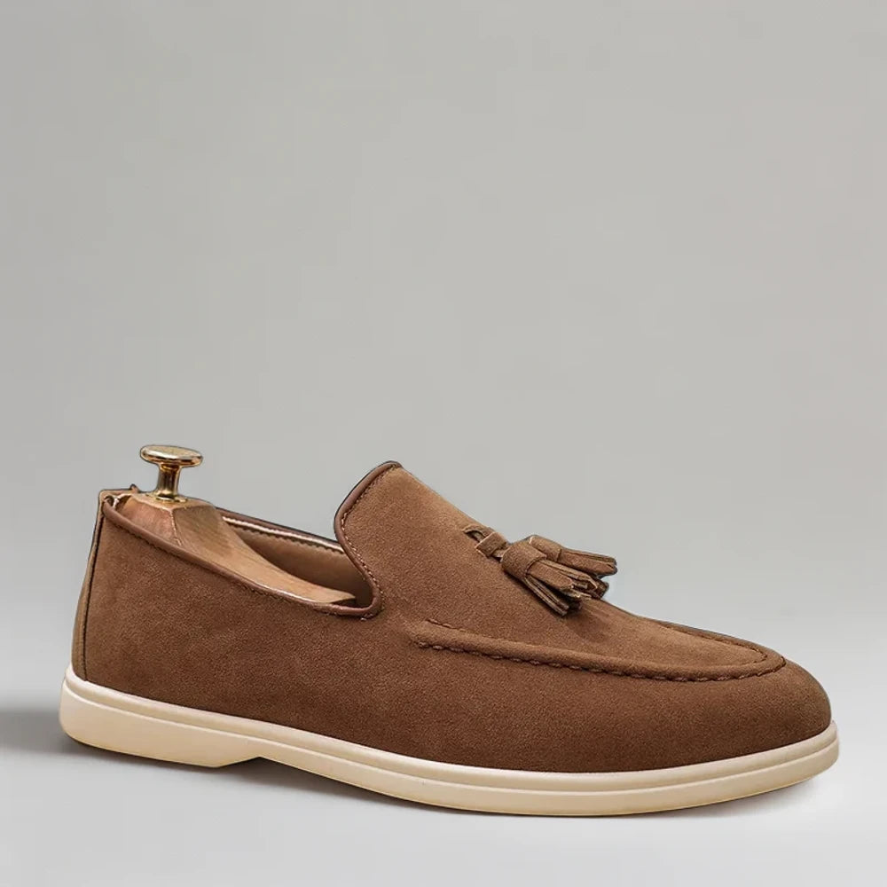 Mocassin chocolat léger et souple pour toutes les occasions