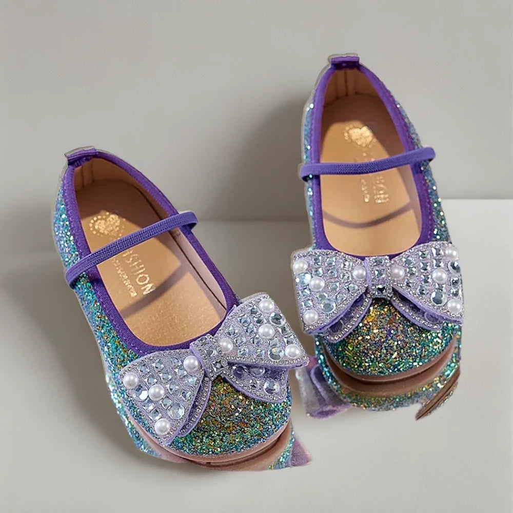 Mocassins chunky fille noir avec semelle souple confortable