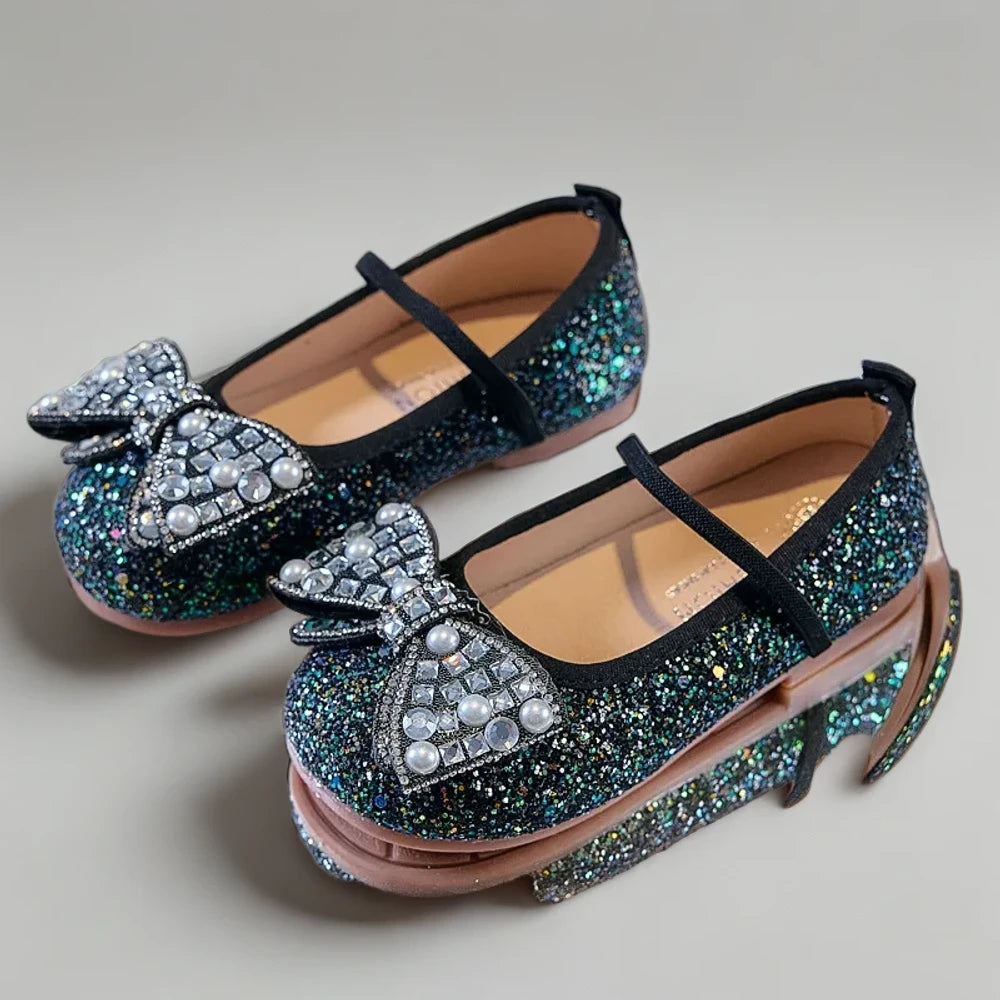 Mocassins chunky collection enfant multicolore violet noir argenté