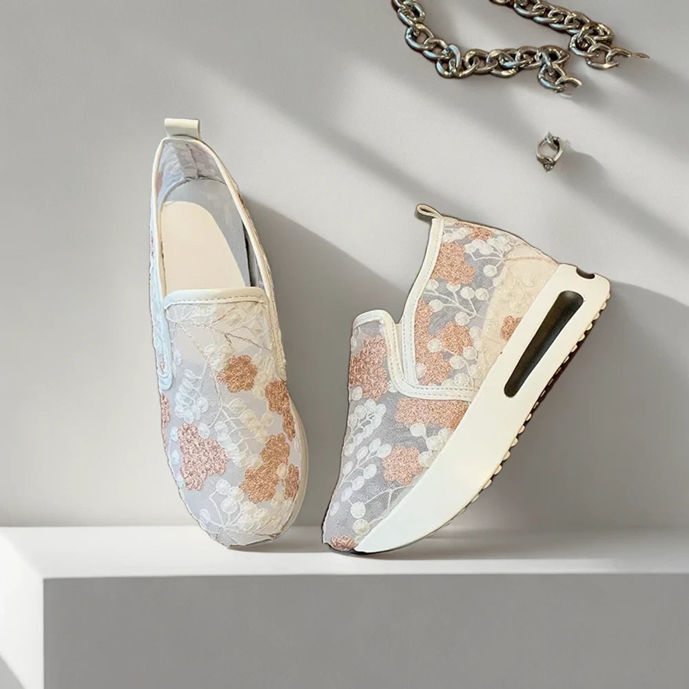 Mocassin femme rose classé pour l'été, idéal pieds larges avec confort immédiat