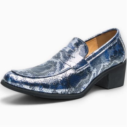 Mocassin compensé homme allure marquée chaussure élégante intemporelle