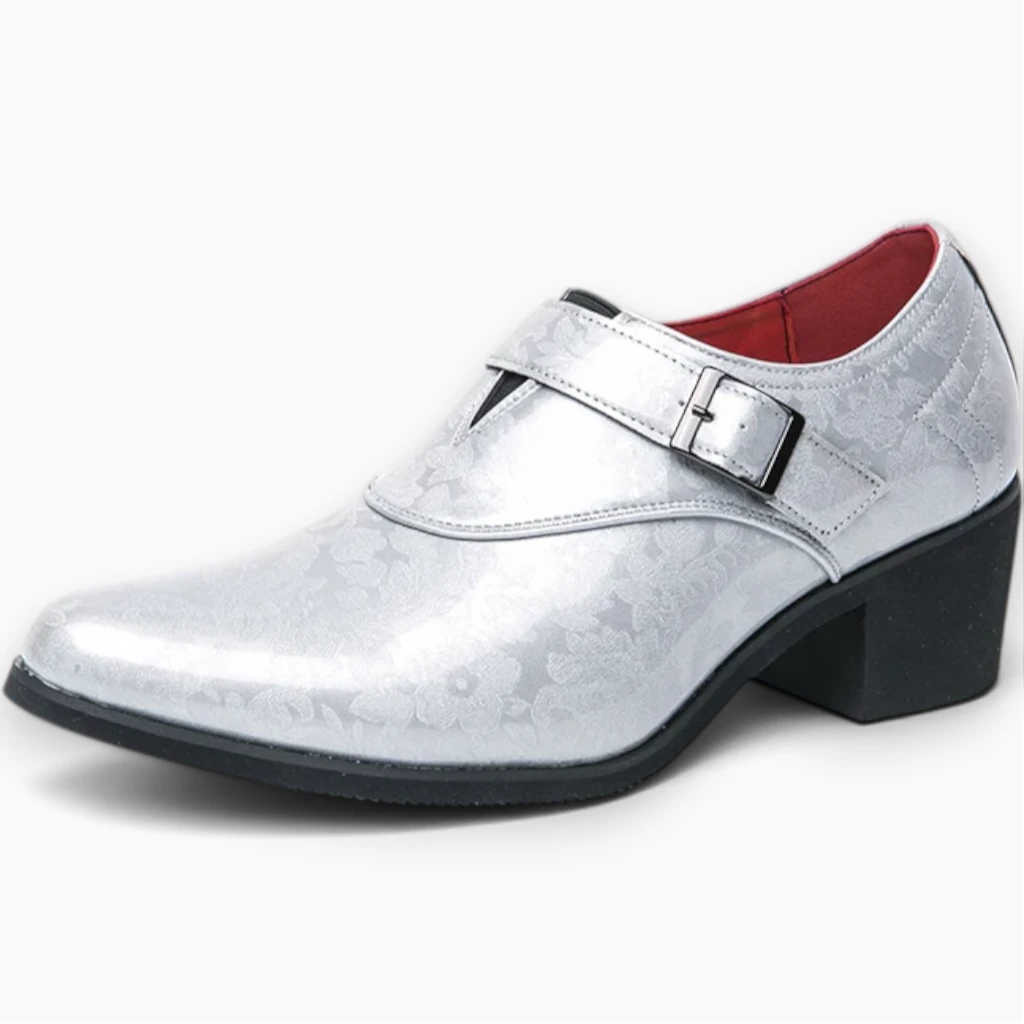 Chaussure sans lacets homme enveloppe le pied confortablement en simili cuir lisse