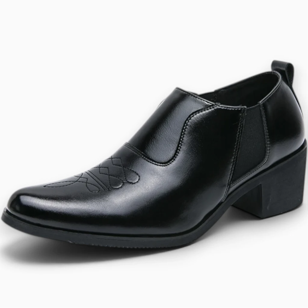 Semelle épaisse compensée mocassin homme vue de dessous