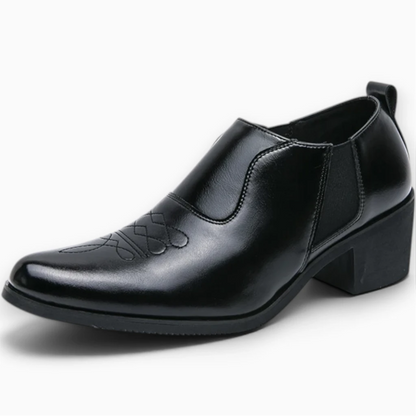 Semelle épaisse compensée mocassin homme vue de dessous