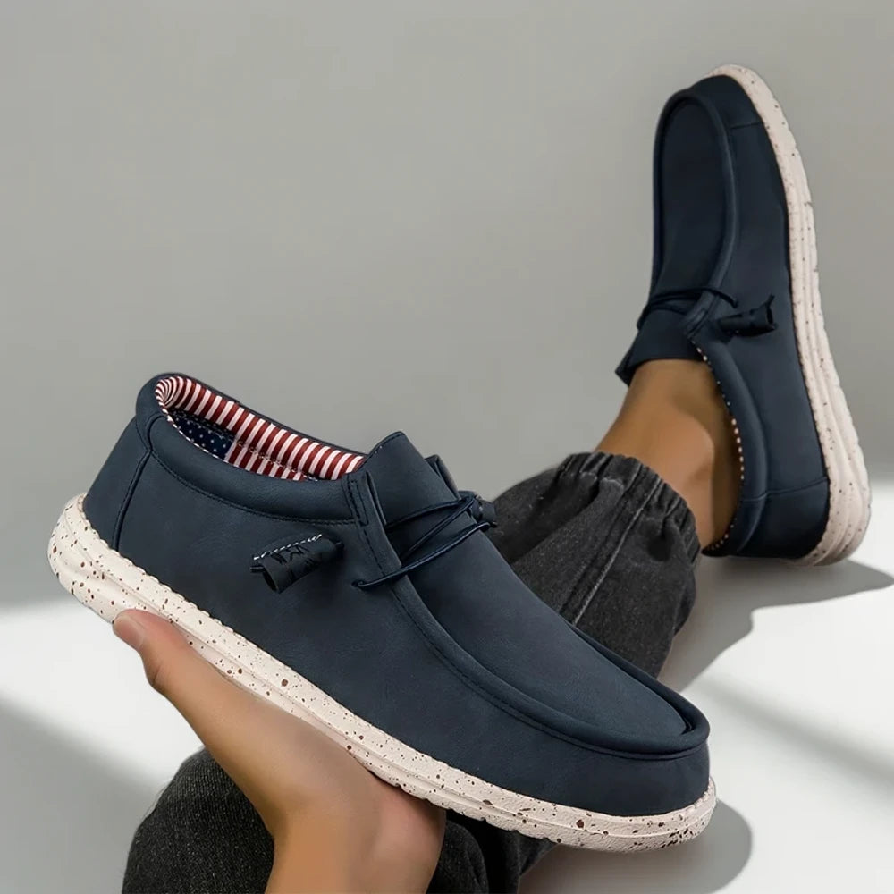 Mocassins confort beige, ton naturel pour look décontracté