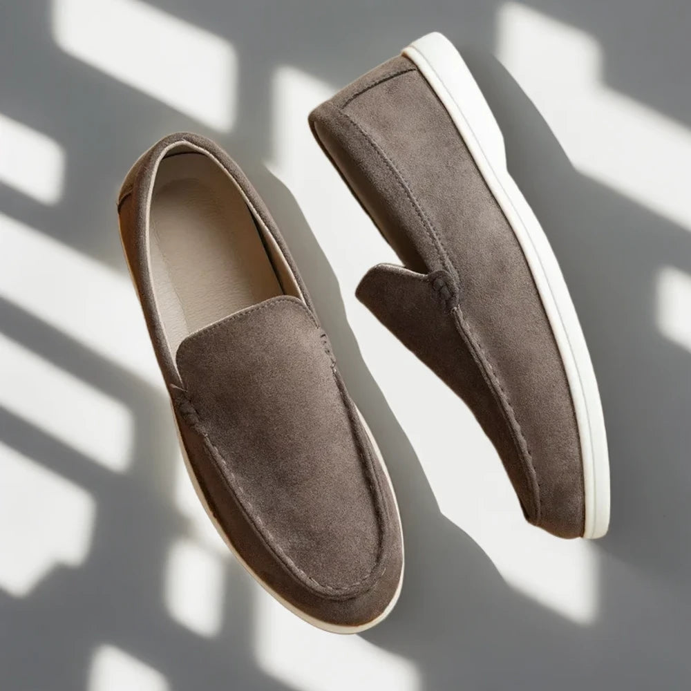 Mocassins confort homme à enfiler, look décontracté et discret