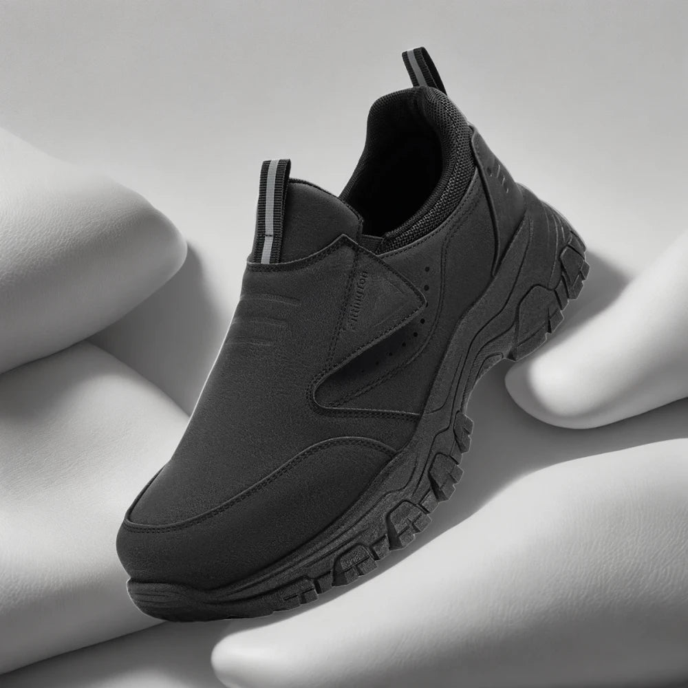 Détail de la semelle intérieure mocassin homme offrant soutien de la voûte plantaire