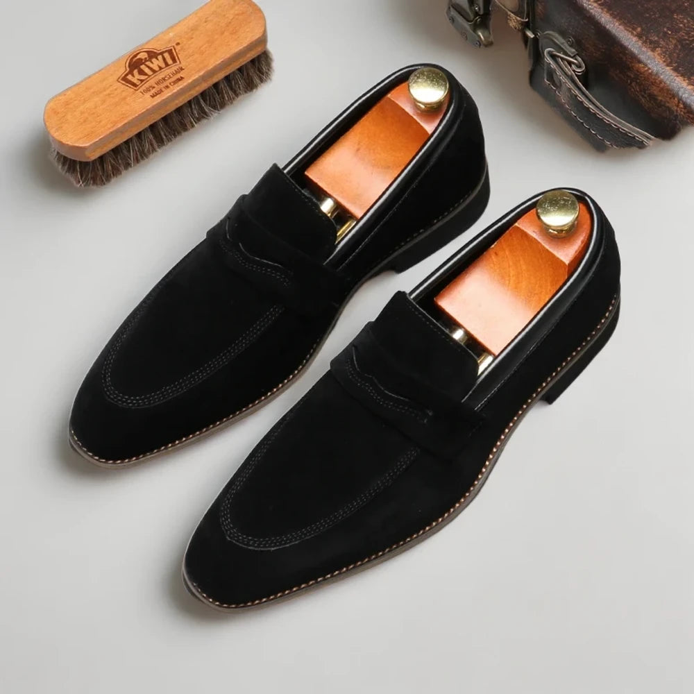 Paire de mocassins croco homme dans les trois coloris disponibles