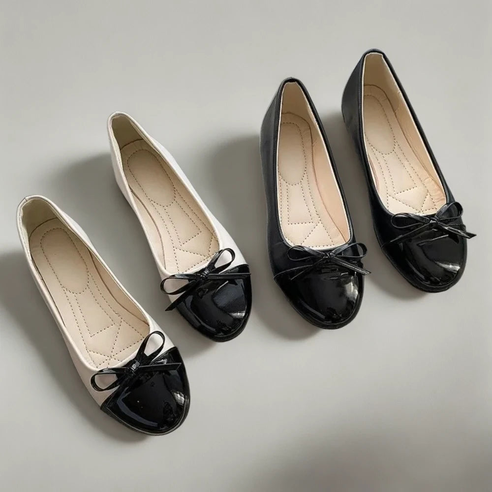 Mocassins femme cuir noir chaussure polyvalente du matin au soir