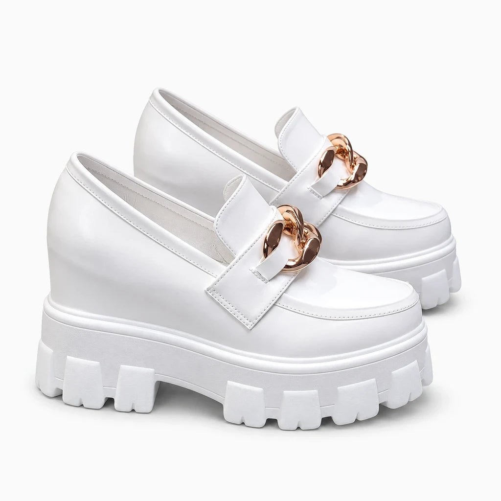 Mocassin cuir verni femme – 7
