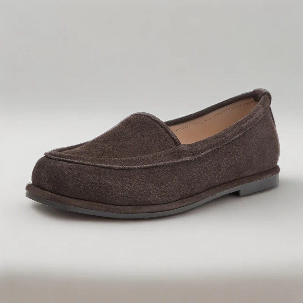 Mocassins daim marron collection complète coloris