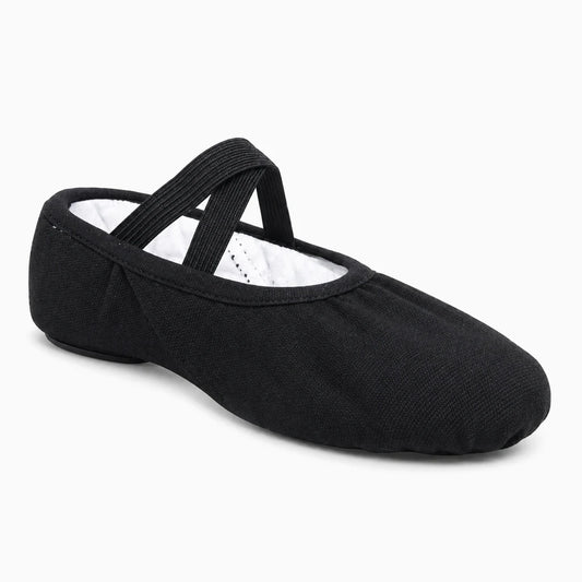 Mocassin en toile femme sans lacets, couleur neutre, vue de face