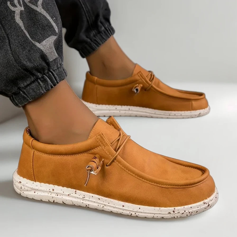 Mocassins été orange et gris, collection complète de coloris disponibles