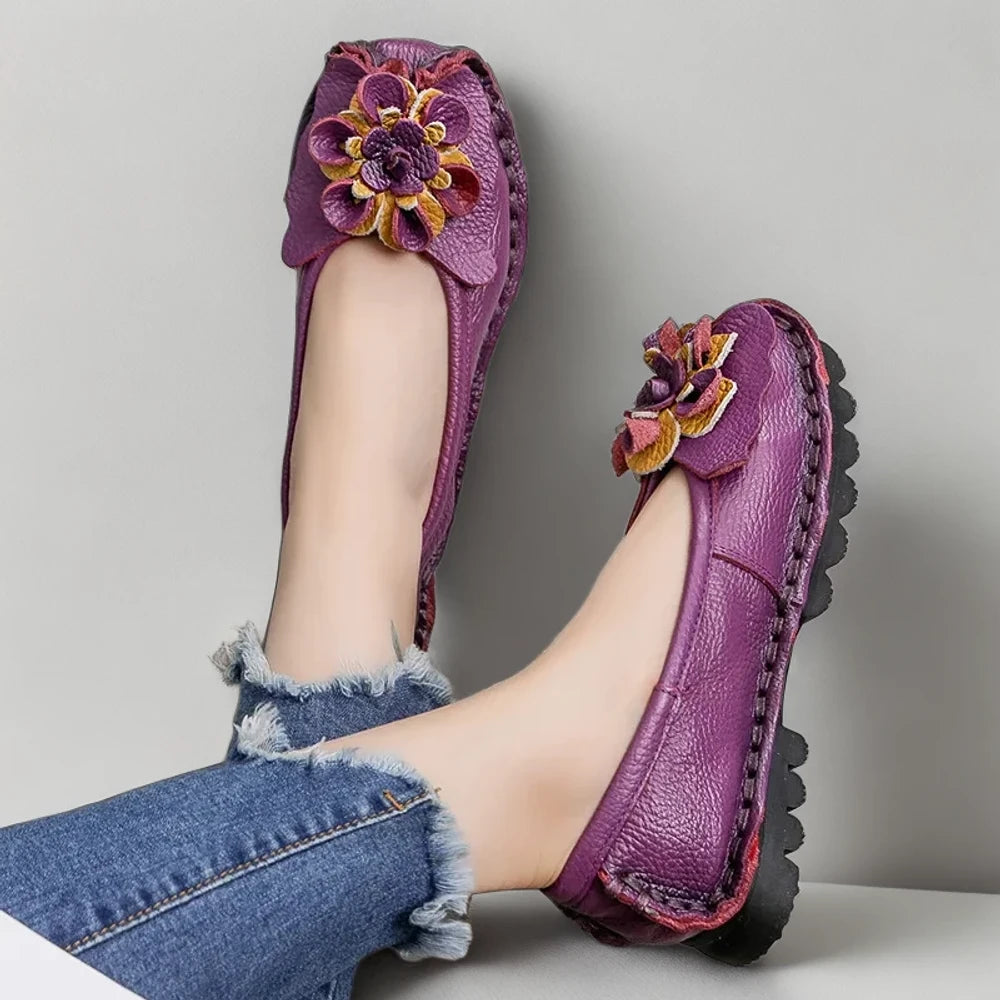 Mocassins femme printemps résistant à l'humidité chic et élégant