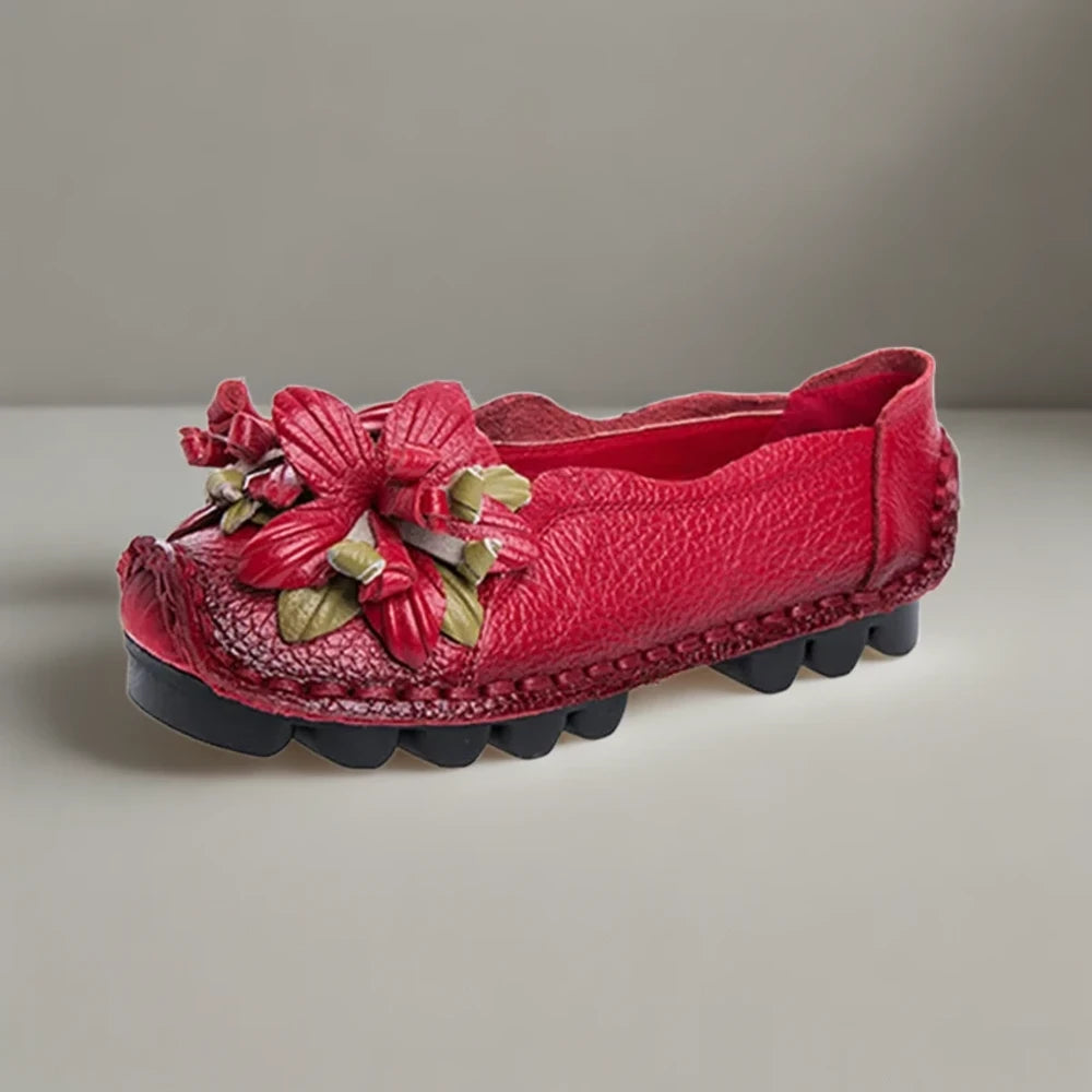 Mocassin femme printemps adapté aux pieds larges confort optimal
