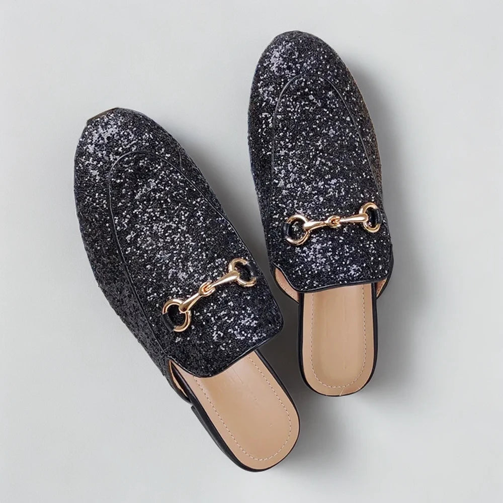 Collection de mocassins fourrure femme en nuances variées de couleurs