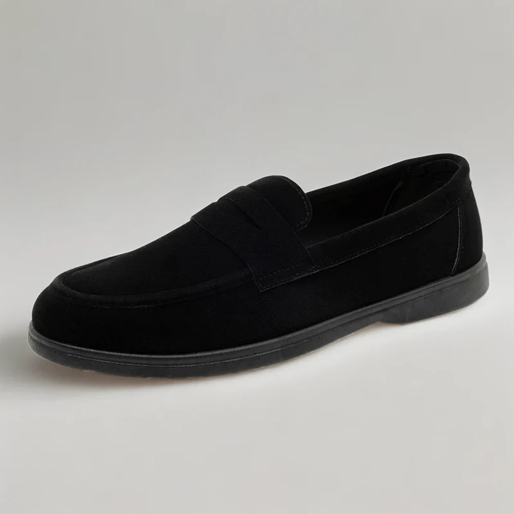 Mocassins gris style preppy casual parfaits pour le quotidien