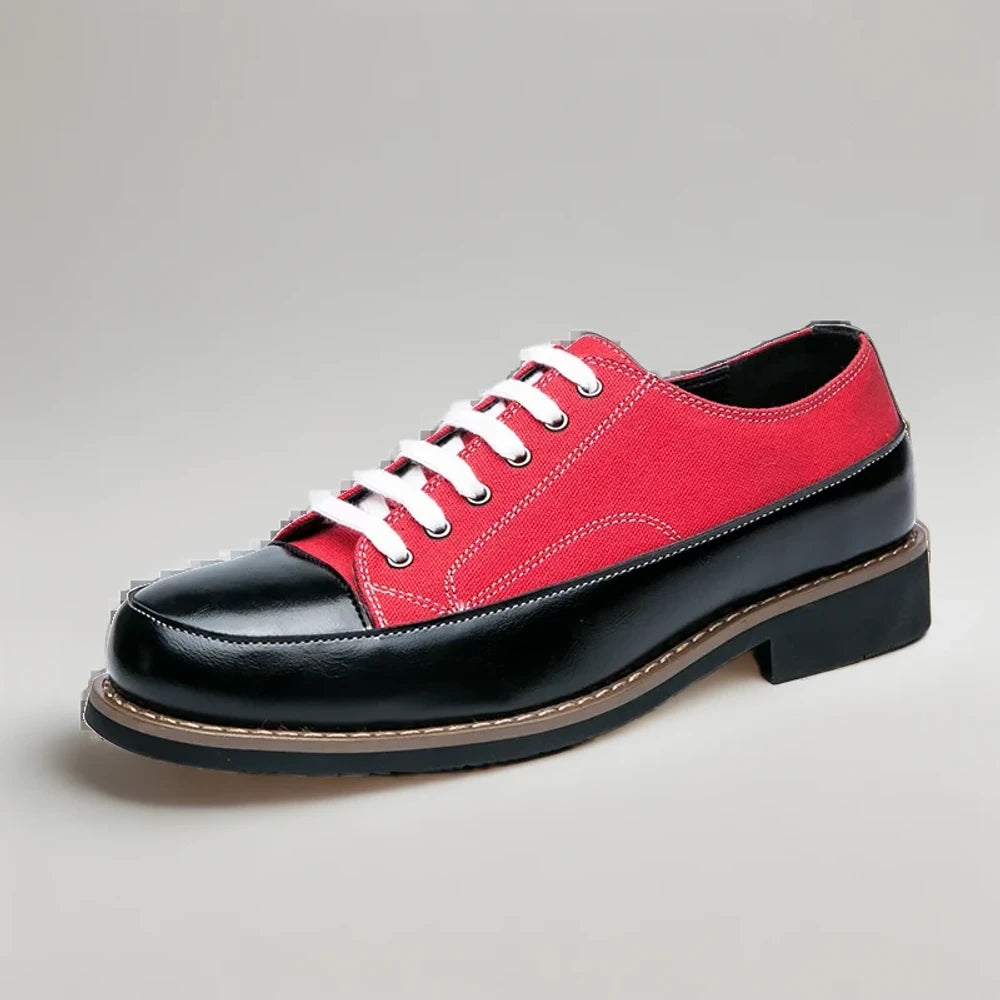 Mocassin homme grosse semelle vue de profil montrant la structure Oxford