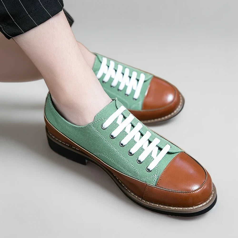 Mocassin grosse semelle homme associé à un jean brut