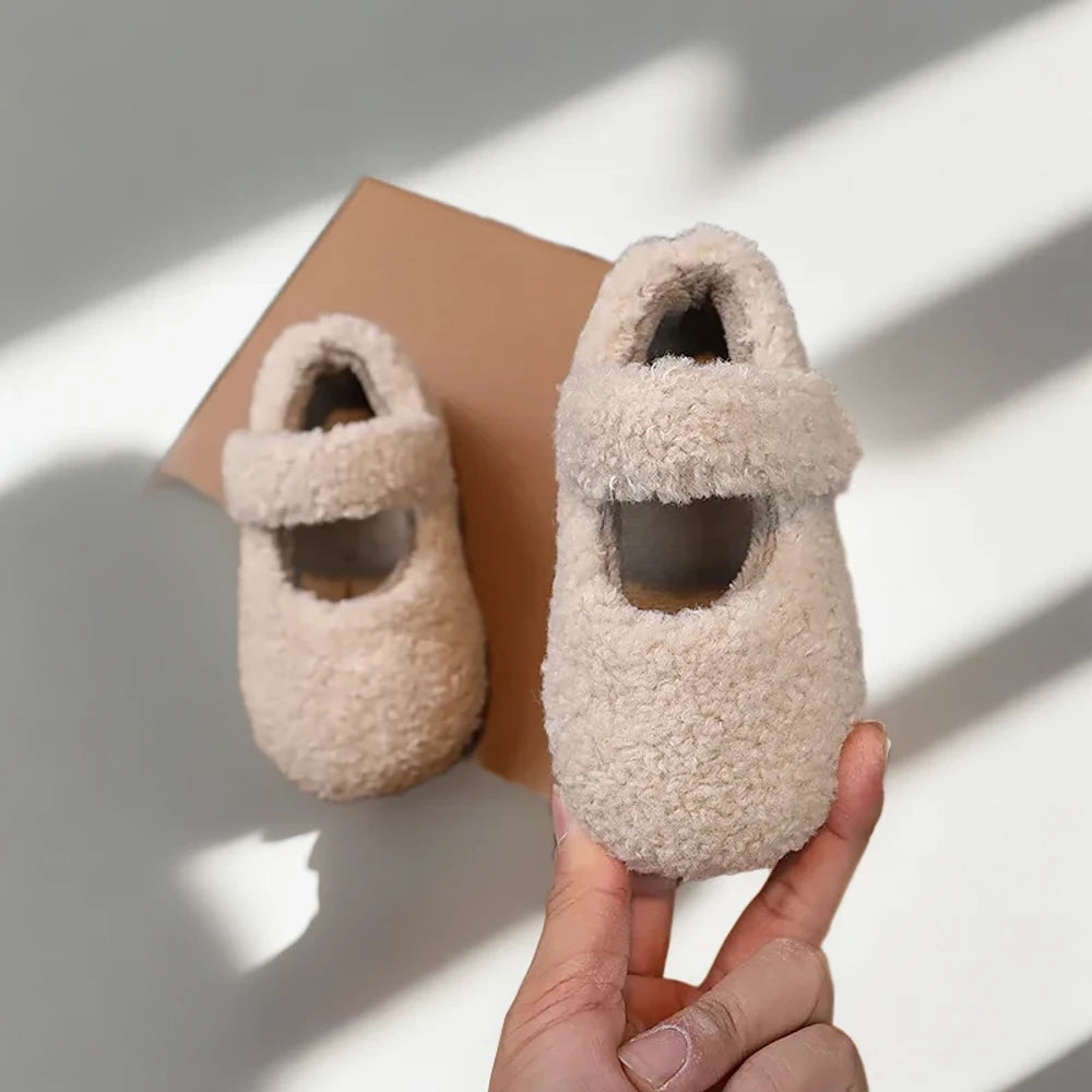 Mocassins hiver kaki avec silhouette décontractée parfaits pour l'école et la maison