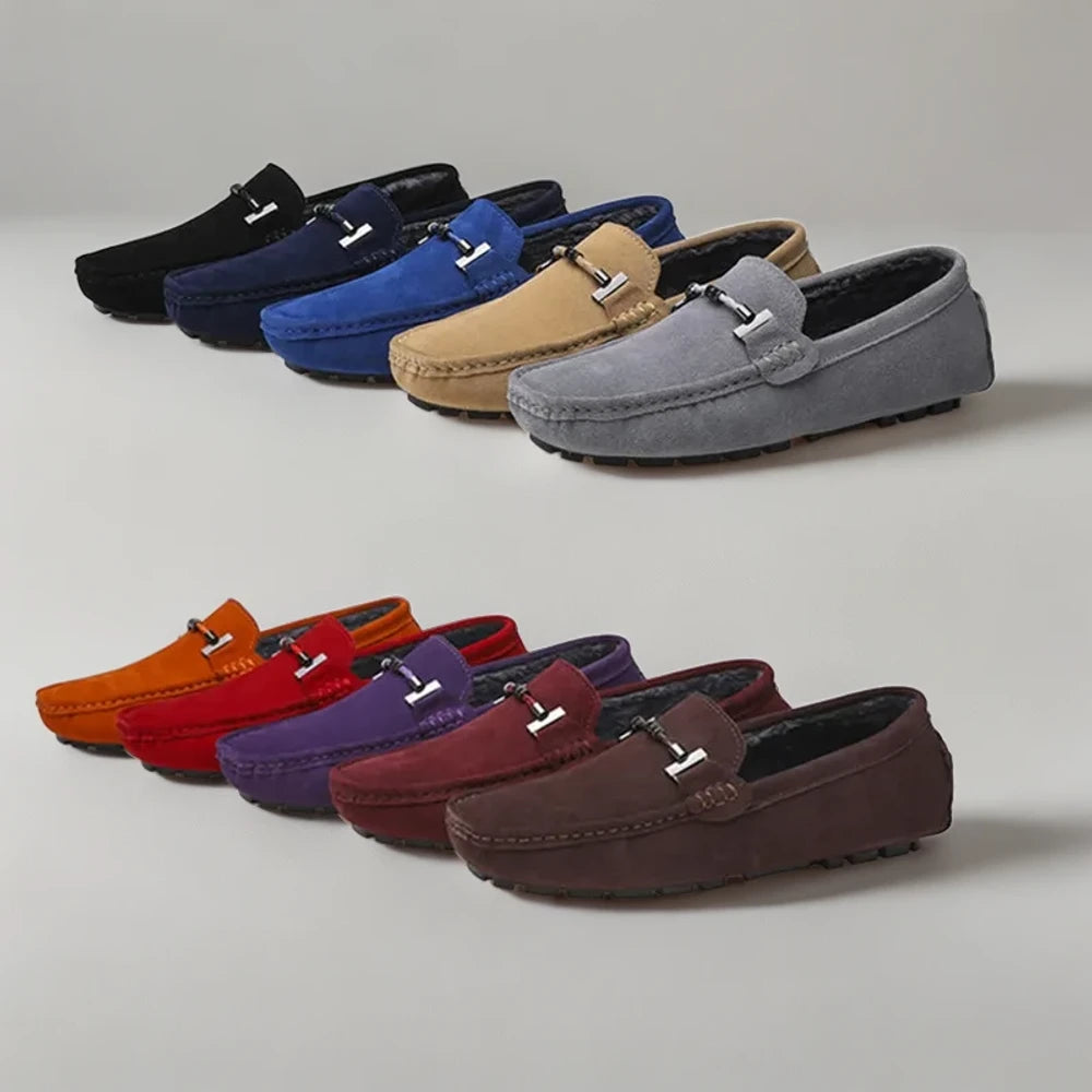 Mocassin hiver homme collection complète, palette de teintes variées