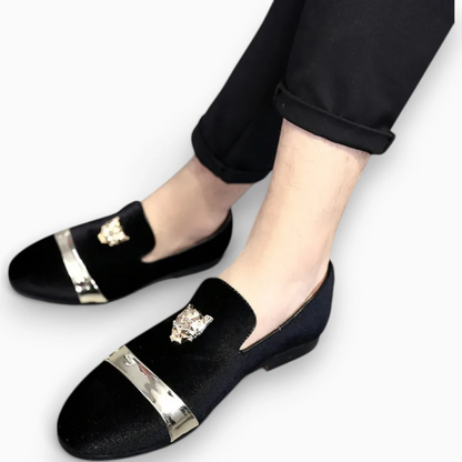 Mocassin bleu homme grandes tailles disponibles du 37 au 48