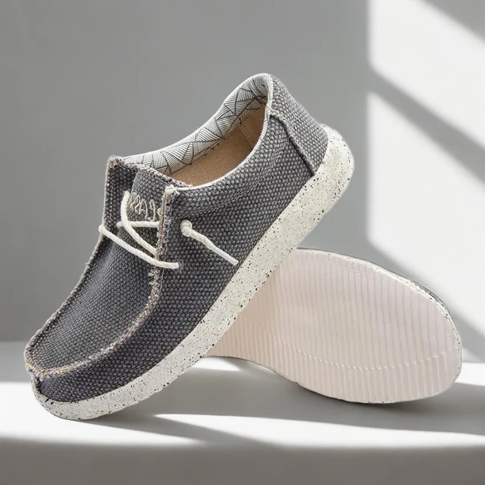 Paire de mocassins bleu homme souples et flexibles
